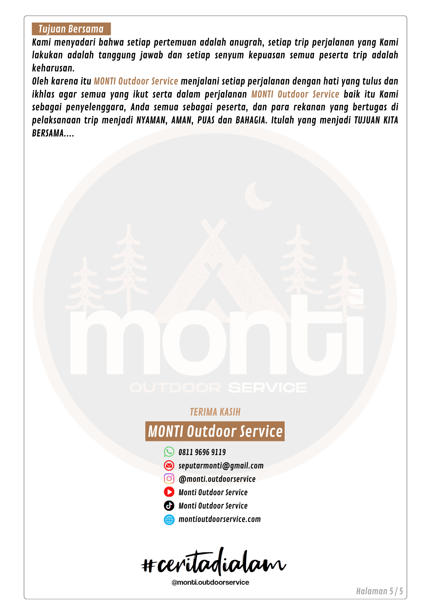 Terms & Conditions - Page 5